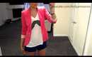 OOTD - Color Blocking a Mustache - Pink Blazer Outfit of the Day