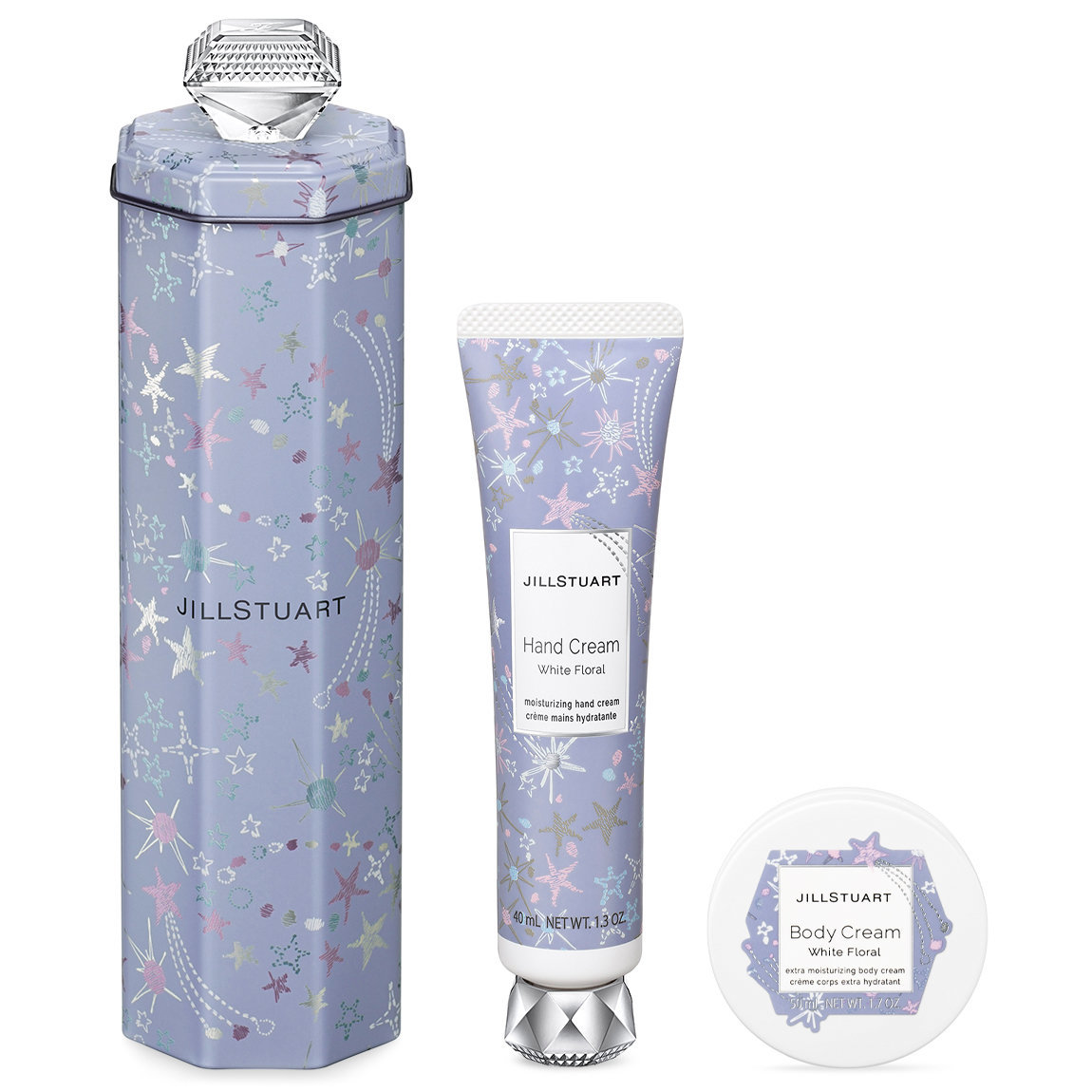 JILL STUART Beauty Dreamy Stars Gift Body Cream & Hand Cream White Floral alternative view 1 - product swatch.
