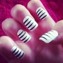 Striped Nails 