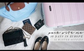 How To Pack: 10 Days in Europe, 13 Winter Outfits - CARRY ON ONLY! | Charmaine Dulak