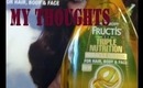 My Thoughts: Garnier Fructis triple nutrition