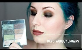 WET N WILD COMFORT ZONE - DAY 5: WOODSY BROWNS | 1 PALETTE FOR A WEEK