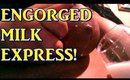 Engorged Milk Express! | DIY Warm Compress for Breast Engorgement
