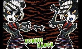 Monster High Werecat Sisters Zombie Dance Makeup Tutorial