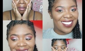 Valentine's Day Makeup Look| Collaboration With NyomiLove TV