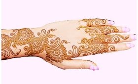 Best Arabic Bridal Henna Designs For Full Hand