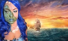 Tutorial media sirena - mermaid morphing girl - halloween 2017