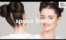 How To: Space Buns Using Hair Extensions