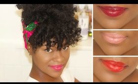 Luv Mineral Cosmetics Lipstick Swatches | Natural & Organic