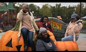 SQUAD TRIP || Six Flags Fright Fest VLOG!!!