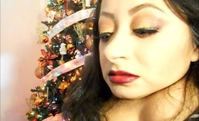 CHRISTMAS SHIMMER MAKEUP LOOK