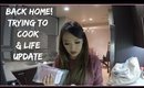 VLOG: BACK HOME! TRYING TO COOK + LIFE UPDATE (+ EEBS) | hollyannaeree