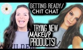 Get Ready With Me / Chit Chat: Trying NEW Products! | Casey Holmes