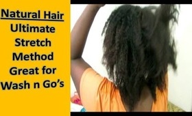 #1 Stretching Natural Hair: Ultimate No Heat Stretch Method (Threading)