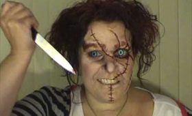 Delilahween Series - Chucky(ish) - Chucky killer doll makeup