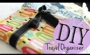 DIY Travel Accessory Makeup Brush Holder Organizer (Sew & NO Sew Method)