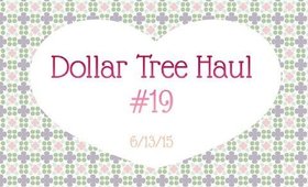 Dollar Tree Haul #19 |  6/13/15 [PrettyThingsRock]