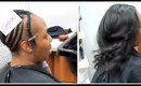 Full sew in with middle part! Leave out!