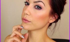 Sparkly Pink Holiday Makeup