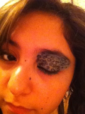 My little cheetah eye design I decided to do for the heck of it!