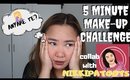 Make up in 5 minutes? Kaya ba? (Make up Challenge collab w/ NIKKIPATOOTS)