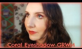 Get Ready With Me: Coral Eyes | Drugstore Makeup