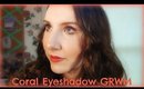 Get Ready With Me: Coral Eyes | Drugstore Makeup