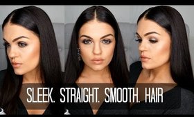 Sleek & Straight Hair | FRIZZ FREE (with John Frieda)