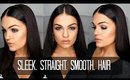 Sleek & Straight Hair | FRIZZ FREE (with John Frieda)