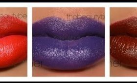 MAC + Nasty Gal Lipstick Review + Lip Swatches!