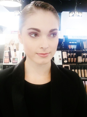 a make-up look that ive done on my collegue from Givenchy