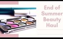 End of Summer Beauty Haul