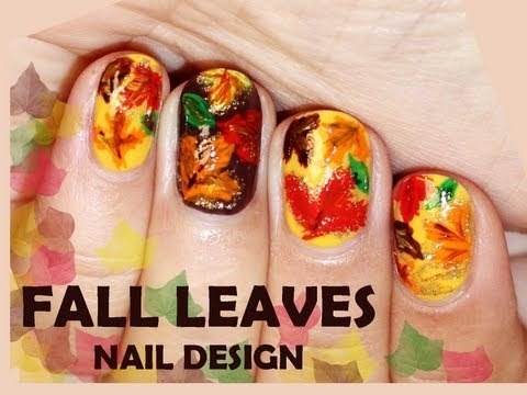 Fall Leaves Nail Art Design | Lenysea Video | Beautylish