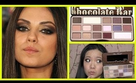 Mila Kunis Smokey Eyes Makeup Tutorial - Chocolate Bar Palette by Too Faced