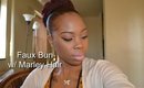 Faux Bun Tutorial (Marley Hair)