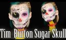 Tim Burton Inspired Sugar Skull Makeup Tutorial | Courtney Little