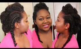 Edgy Valentine's Day Natural Hair