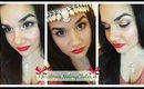 Easy Holiday Makeup Tutorial | Red Lips & Gold Eyes | ALL DRUGSTORE ❤️