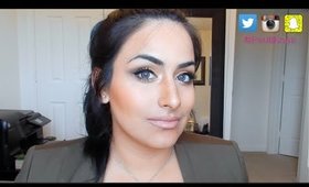 FLIRTY GOLD SMOKY EYE | GRWM