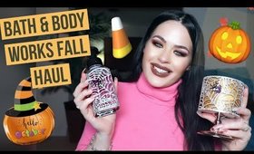 FALL BATH & BODY WORKS MINI HAUL! COZIEST PUMPKIN CANDLES, GLAM HALLOWEEN DECOR