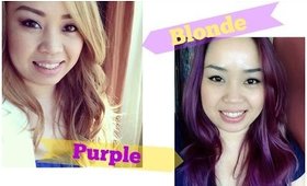 Update:How I went From Blonde to Purple