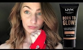 NYX BORN TO GLOW FOUNDATION REVIEW