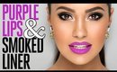 Purple Lips & Smoked Liner