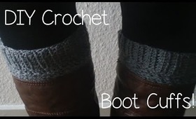 DIY Crochet Boot Cuffs