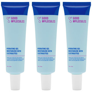 グッドモレキュールズ Hydrating Gel Moisturizer with Electrolytes Trio