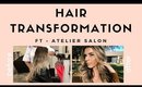 My Hair Transformation Ft. Atelier Salon // Kiara Michelle