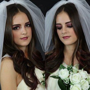 Elsa from Frozen inspired bride makeup! 