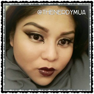 Smokey eyes with a dramatic liner ♥