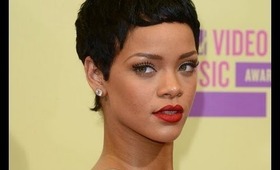 Rihanna VMA/Video Music Awards 2012 Red Carpet Makeup Tutorial