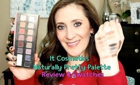 It Cosmetics Naturally Pretty Matte Luxe Shadow Palette - Review & Swatches